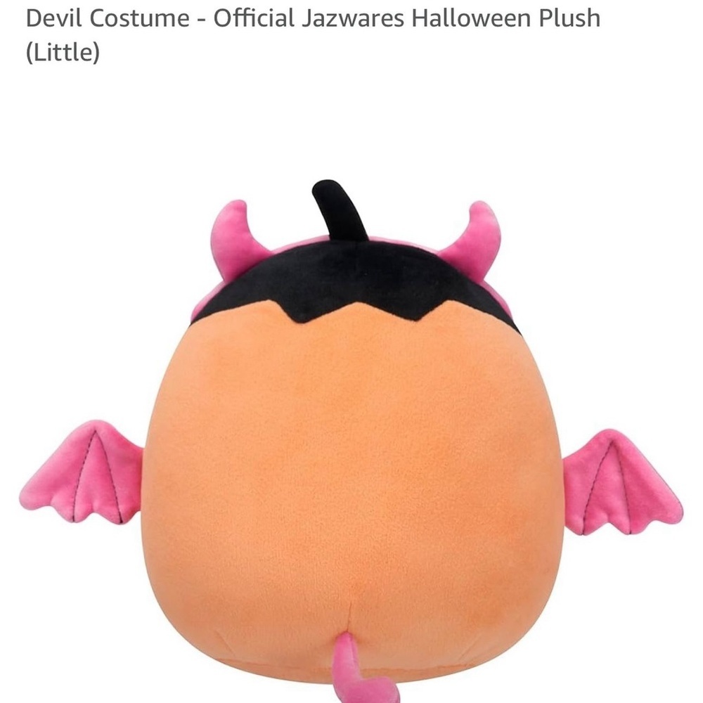 Margie the cute Pumkin Bat w/pink wings Squishmallow - Picture 6 of 9